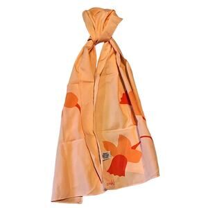 Vintage VERA Neumann Scarf ~ Daffodils ~ 10" x 45" Made in Japan